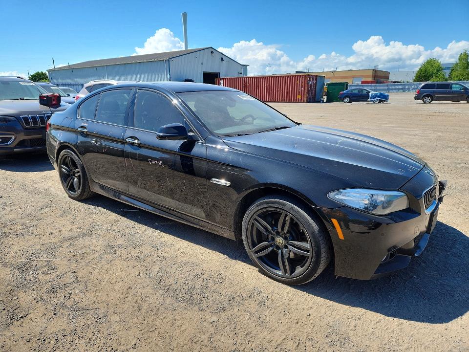 2014 BMW 5er VIN WBAFV3C56ED685655 COPART salvage auction — FRONT END, On - Permit No Brand - Unfit, sold $3,850 on 2026-07-30 (photo 4)