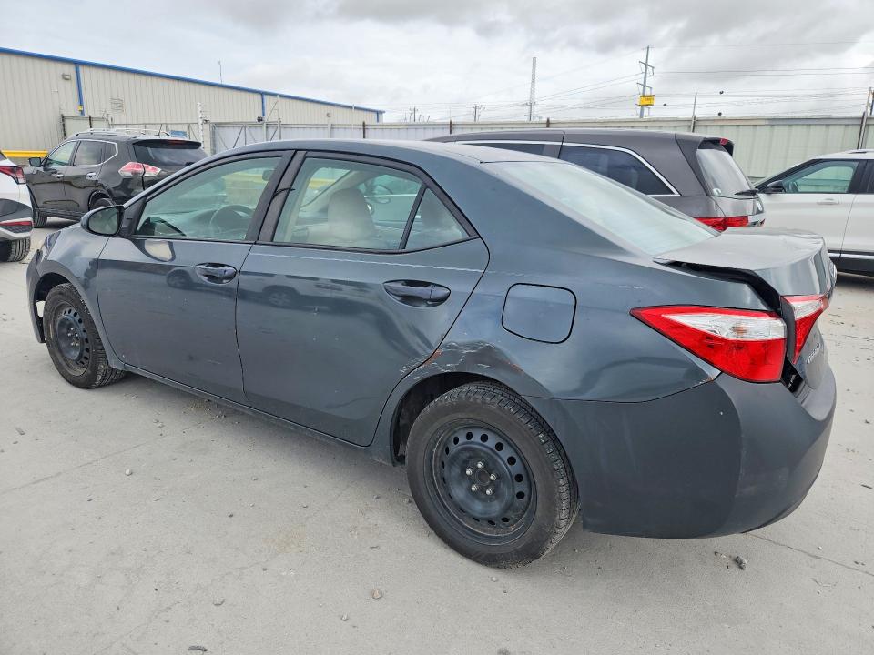 2015 Toyota Corolla VIN 5YFBURHE9FP360593 COPART salvage auction — REAR END, Tx - Certificate Of Title, sold $2,150 on 2026-07-31 (photo 2)
