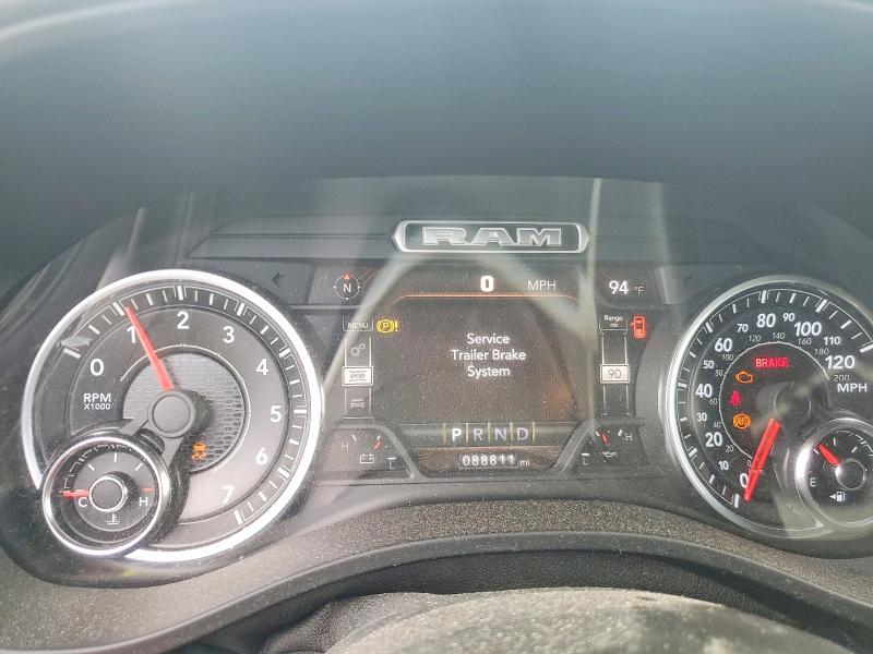 2021 Ram 1500 VIN 1C6SRFFT0MN699410 COPART salvage auction — FRONT END, NJ - CERT OF TITLE-SALVAGE, sold $0 on 2026-10-02 (photo 9)