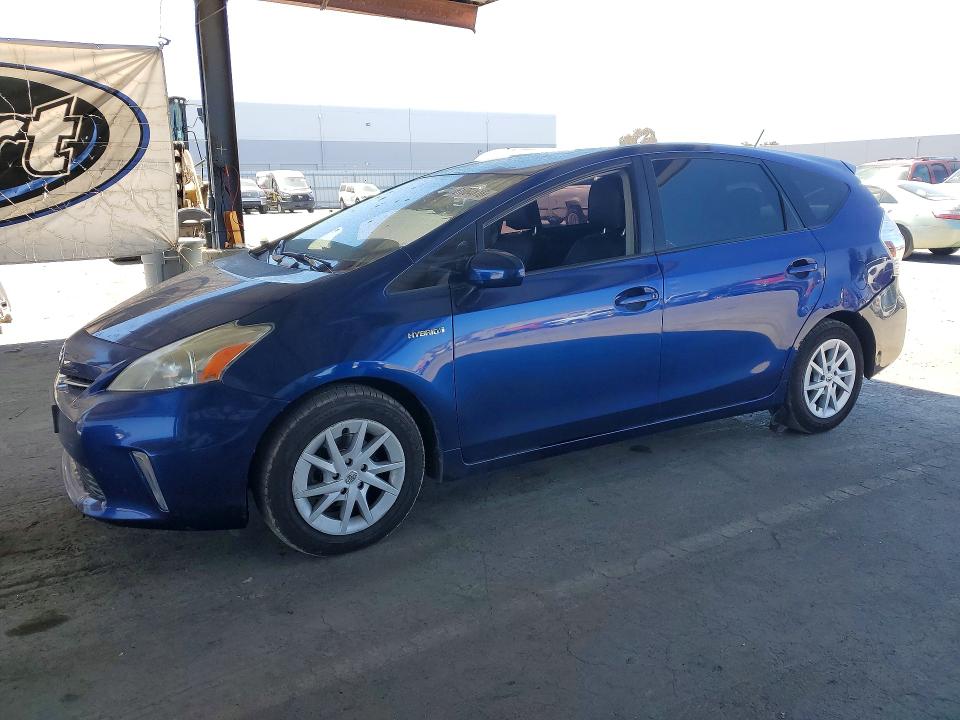 2012 Toyota Prius v VIN JTDZN3EUXC3133180 COPART salvage auction — FRONT END, CA - SALVAGE CERTIFICATE, sold $1,000 on 2026-07-28 (photo 1)