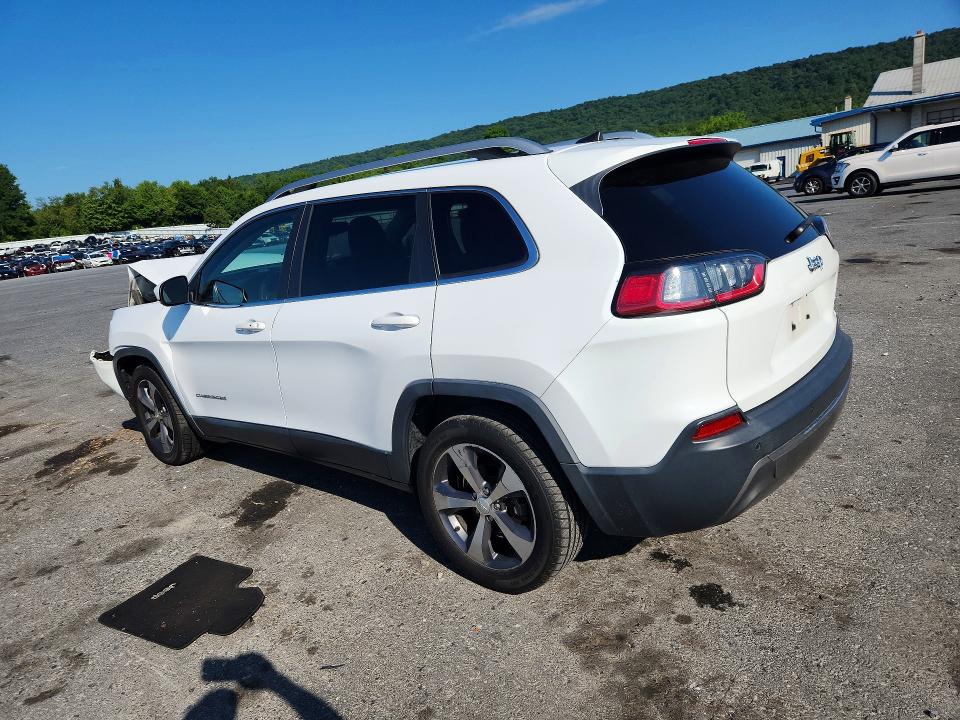 2019 Jeep Cherokee VIN 1C4PJLDB9KD184052 COPART salvage auction — FRONT END, Pa - Certificate Of Salvage, sold $0 on 2026-09-16 (photo 2)