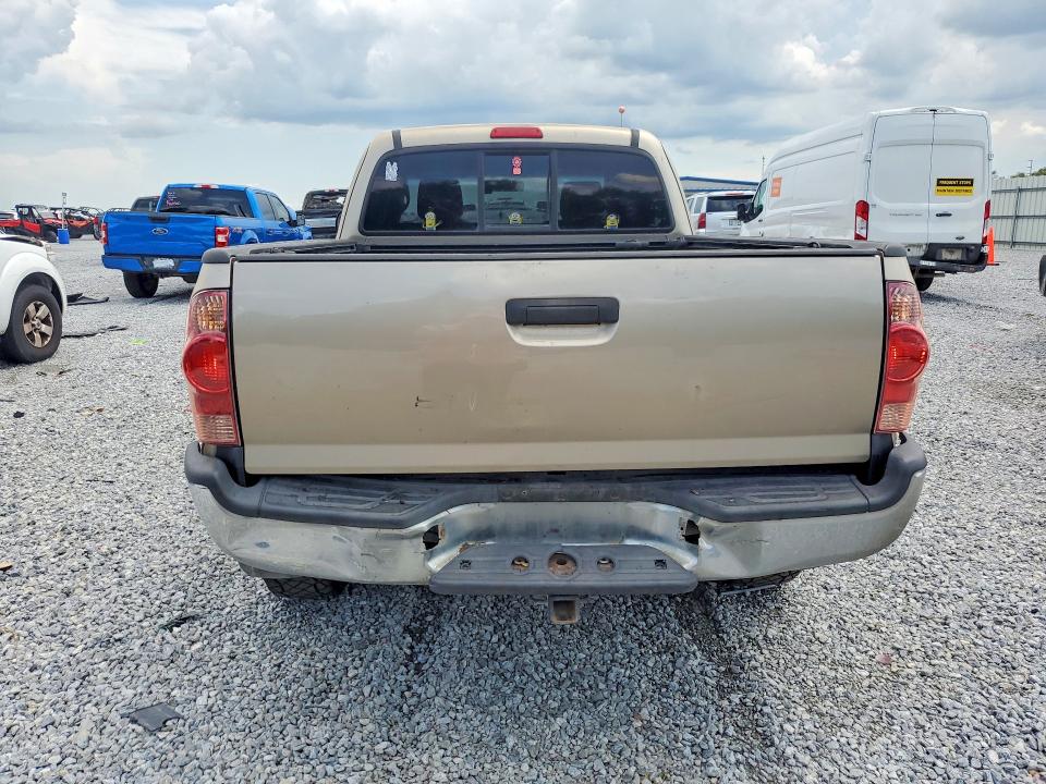 2008 Toyota Tacoma VIN 5TETX62NX8Z549382 COPART salvage auction — REAR END, La - Cert Of Title-Salvage, sold $3,950 on 2026-07-13 (photo 6)