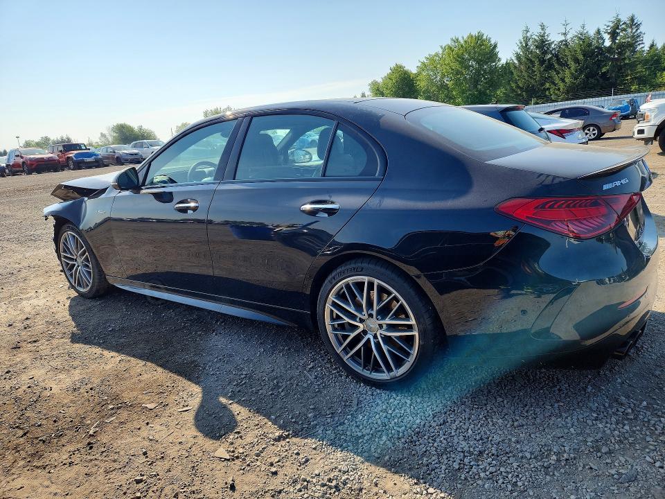 2023 Mercedes-benz C-klasse amg VIN W1KAF8HB4PR124548 COPART salvage auction — FRONT END, ON - PERMIT SALVAGE, sold $23,100 on 2026-08-25 (photo 2)