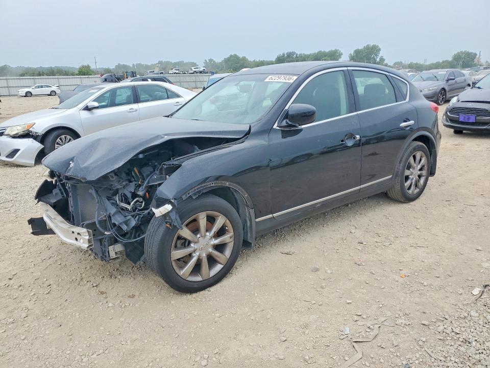 2011 Infiniti Ex35 VIN JN1AJ0HP8BM800563 COPART salvage auction — FRONT END, KS - CERT OF TITLE-SALVAGE (P), sold $90 on 2026-07-28 (photo 1)