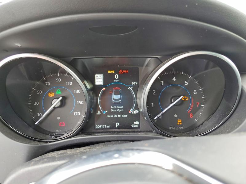2017 Jaguar F-pace VIN SADCM2BV9HA499266 COPART salvage auction — FRONT END, VA - CERTIFICATE OF TITLE, sold $2,500 on 2026-07-15 (photo 9)