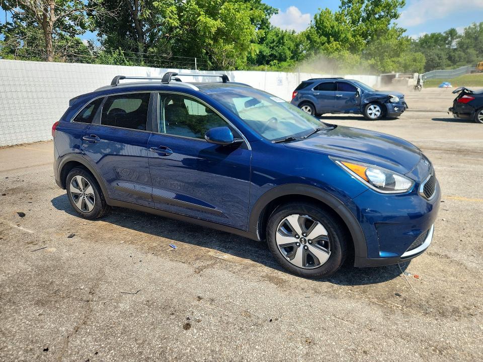 2017 Kia Niro VIN KNDCB3LC4H5056004 COPART salvage auction — FRONT END, Mo - Certificate Of Title, sold $725 on 2026-07-17 (photo 4)