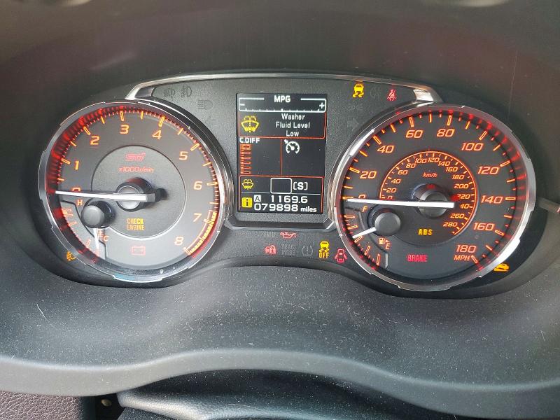 2015 Subaru Wrx VIN JF1VA2S6XF9837431 COPART salvage auction — FRONT END, FL - CERT OF TITLE SLVG REBUILDABLE, sold $1,750 on 2026-07-10 (photo 9)