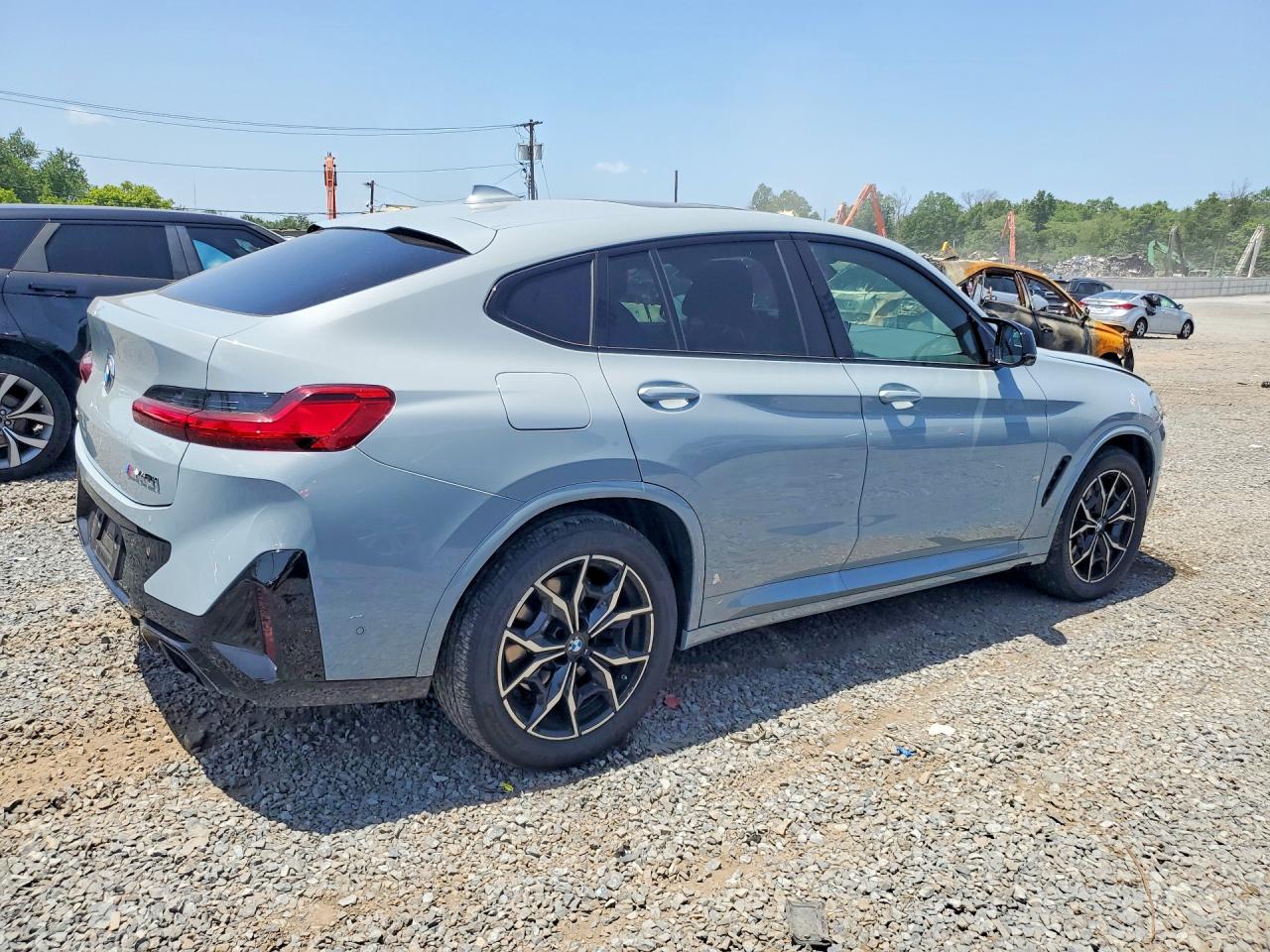 2025 BMW X4 VIN 5UX43DT08S9134571 COPART salvage auction — Front End, NJ - CERT OF TITLE-SALVAGE, sold $42,750 on 2026-08-14 (photo 3)