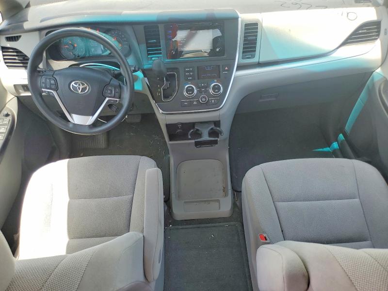 2017 Toyota Sienna VIN 5TDZZ3DC3HS884947 COPART salvage auction — FRONT END, Tx - Salvage Vehicle Title, sold $3,300 on 2026-07-23 (photo 8)