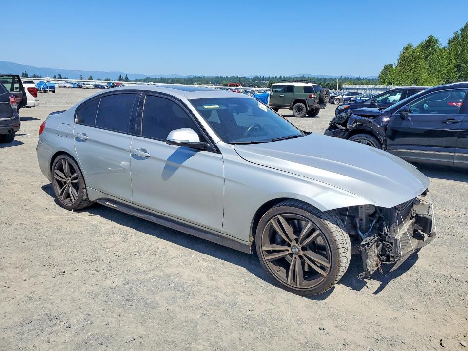 2015 BMW 3er VIN WBA3A9C5XFK472688 COPART salvage auction — FRONT END, Wa - Bill Of Sale, sold $2,100 on 2026-07-13 (photo 4)
