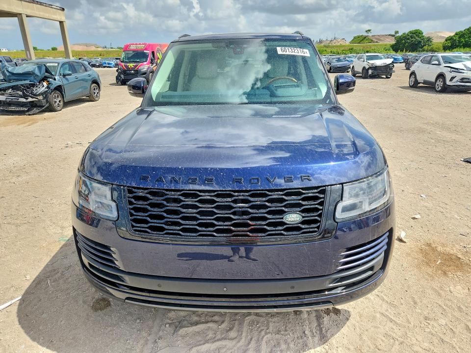2018 Land rover RANGE ROVER VIN SALGS2SV9JA386337 COPART salvage auction — MINOR DENT/SCRATCHES, Nc - Certificate Of Title, sold $13,300 on 2026-07-16 (photo 5)
