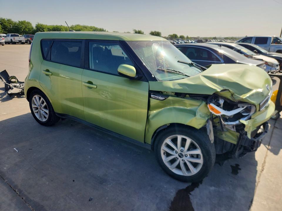 2019 Kia Soul VIN KNDJP3A57K7911853 COPART salvage auction — FRONT END, TX - SALVAGE VEHICLE TITLE (P), sold $1,600 on 2026-07-27 (photo 4)
