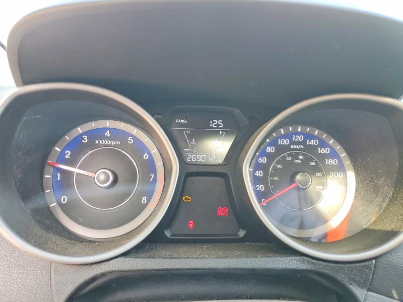 2016 Hyundai Elantra VIN KMHDH4AH2GU495659 COPART salvage auction — FRONT END, On - Permit No Brand - Unfit, sold $1,100 on 2026-07-14 (photo 9)
