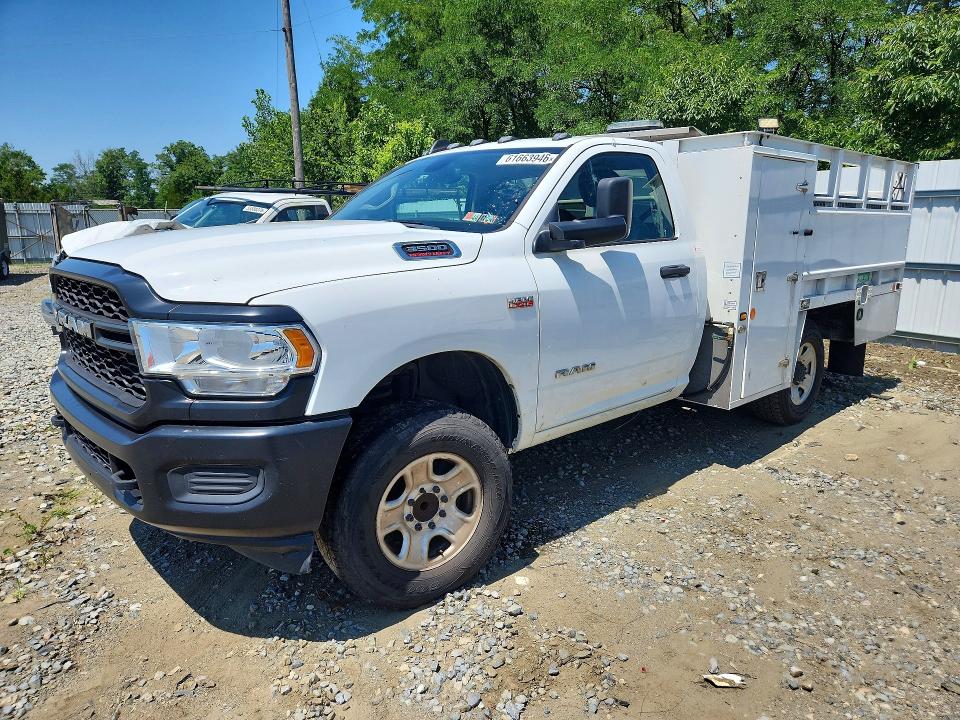 2019 Ram 3500 VIN 3C7WR8AJ8KG649889 COPART salvage auction — MINOR DENT/SCRATCHES, Pa - Cert Of Title, sold $11,100 on 2026-07-29 (photo 1)