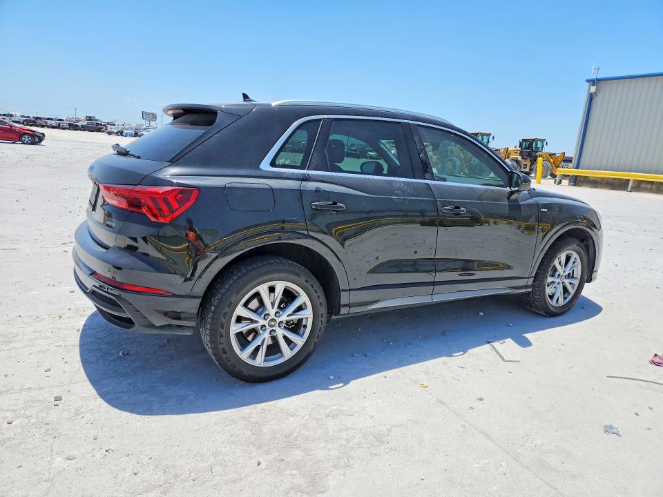 2023 Audi Q3 VIN WA1EECF33P1140763 COPART salvage auction — FRONT END, TX - SALVAGE VEHICLE TITLE, sold $5,000 on 2026-07-28 (photo 3)