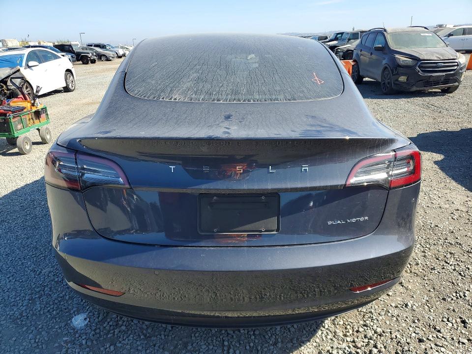 2022 Tesla Model 3 VIN 5YJ3E1EB6NF204745 COPART salvage auction — FRONT END, Ca - Salvage Certificate, sold $2,950 on 2026-07-31 (photo 6)