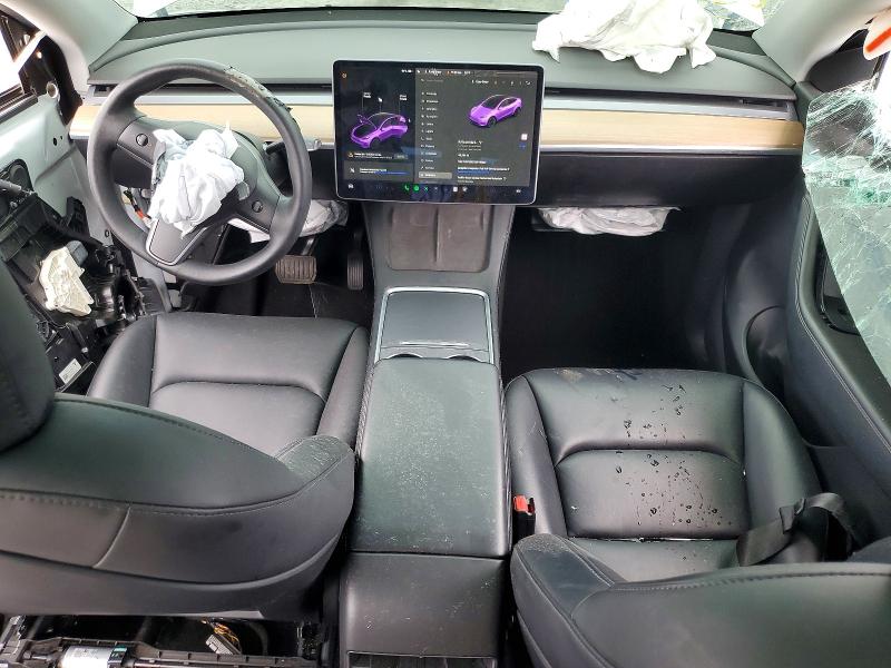 2022 Tesla Model y VIN 7SAYGDEEXNF318925 COPART salvage auction — FRONT END, Salvage Title, sold $2,800 on 2026-07-20 (photo 8)