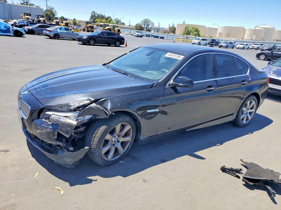 2012 BMW 5 series VIN WBAFR9C50CDV58503 COPART salvage auction — FRONT END, Ca - Salvage Certificate, sold $2,050 on 2026-08-03 (photo 1)