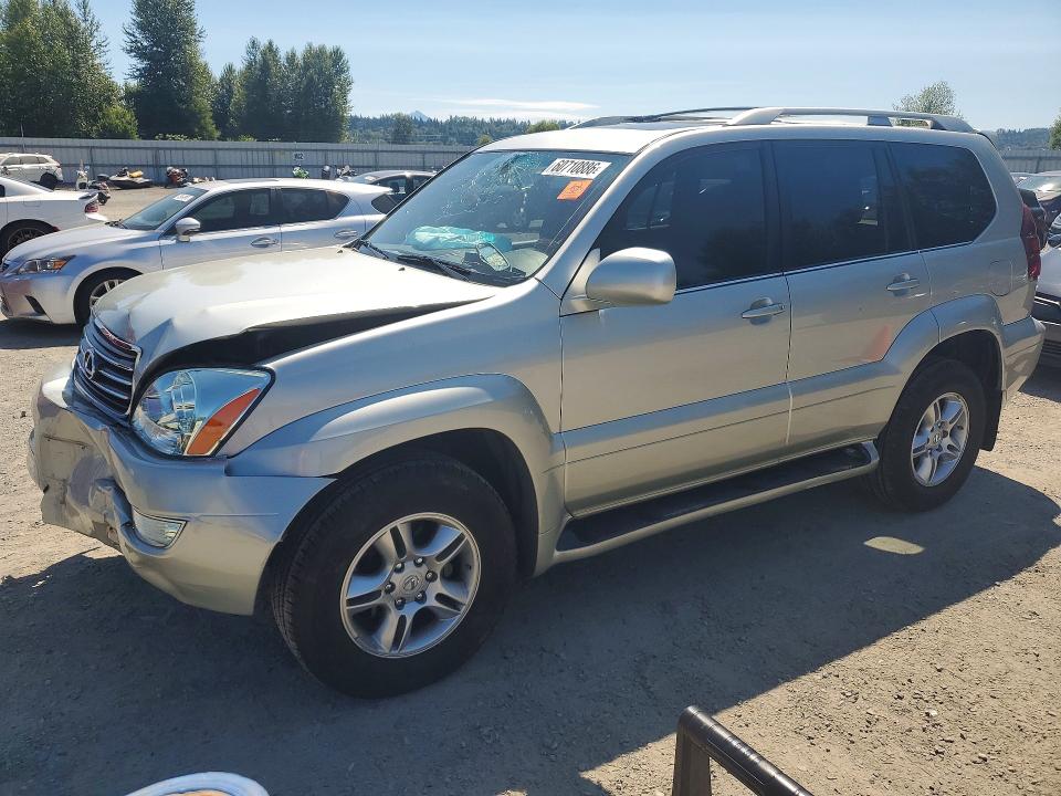 2004 Lexus Gx 470 VIN JTJBT20X640057413 COPART salvage auction — FRONT END, Wa - Bill Of Sale, sold $3,300 on 2026-07-27 (photo 1)