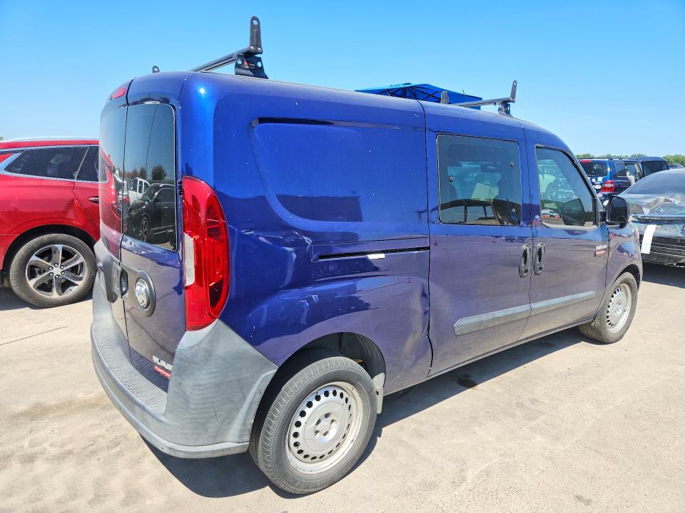 2016 Ram Promaster city VIN ZFBERFATXG6C82586 COPART salvage auction — VANDALISM, Tx - Salvage Vehicle Title (P), sold $325 on 2026-08-05 (photo 3)