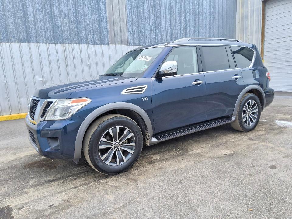 2020 Nissan Armada VIN JN8AY2ND6LX016515 COPART salvage auction — MECHANICAL, LA - CERTIFICATE OF TITLE (P), sold $8,500 on 2026-08-01 (photo 1)