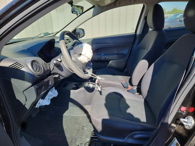 2019 Mitsubishi Mirage VIN ML32F3FJXKHF16207 COPART salvage auction — FRONT END, CA - SALVAGE CERTIFICATE, sold $850 on 2026-07-27 (photo 7)