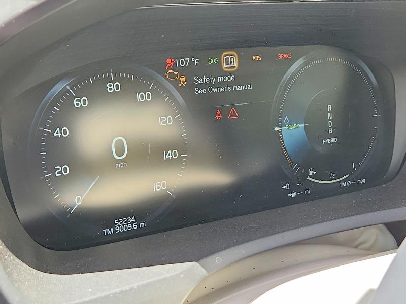 2022 Volvo Xc90 VIN YV4H600L8N1856320 COPART salvage auction — FRONT END, Co - Public - Salvage Title, sold $12,900 on 2026-08-20 (photo 9)