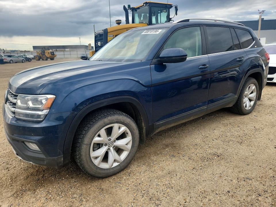 2018 Volkswagen Atlas VIN 1V2LR2CAXJC590175 COPART salvage auction — SIDE, Ab - Oop - Active, sold $2,350 on 2026-07-09 (photo 1)