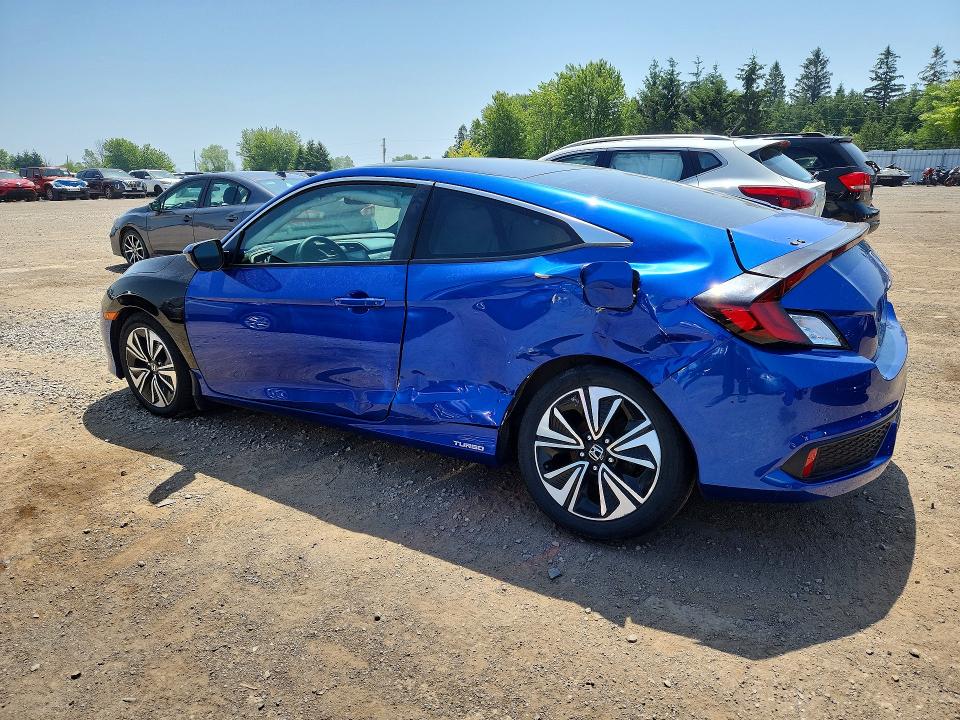 2017 Honda Civic VIN 2HGFC3A31HH452107 COPART salvage auction — SIDE, ON - PERMIT NO BRAND - UNFIT, sold $1,100 on 2026-07-23 (photo 2)