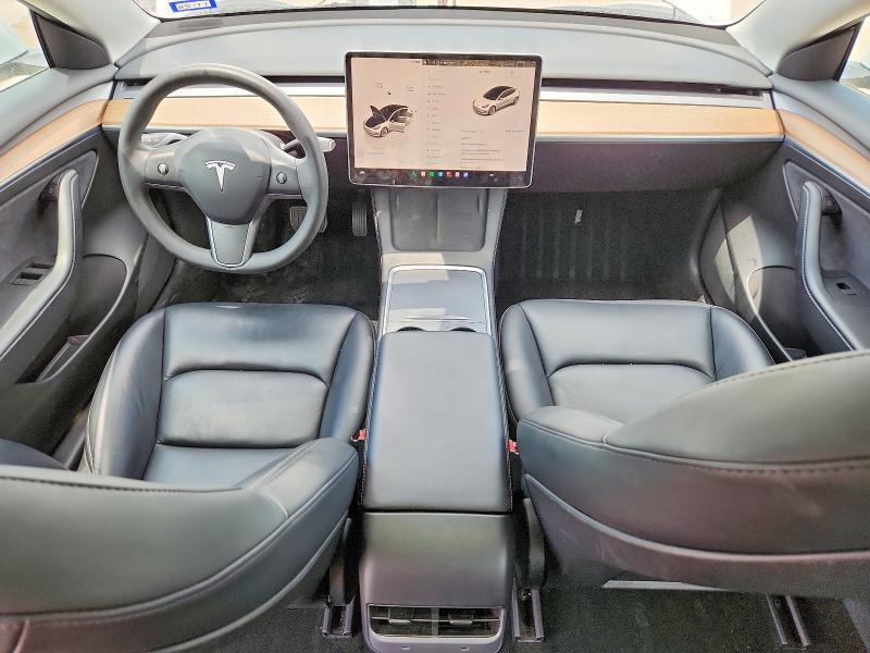 2022 Tesla Model 3 VIN 5YJ3E1EA4NF348642 COPART salvage auction — REAR END, Tx - Salvage Vehicle Title, sold $650 on 2026-07-24 (photo 8)