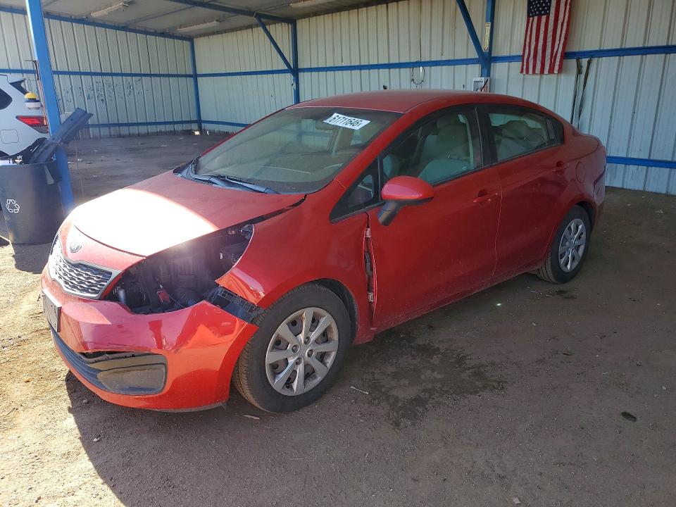 2015 Kia Rio VIN KNADM4A39F6505091 COPART salvage auction — FRONT END, Co - Salvage Title, sold $1,100 on 2026-07-27 (photo 1)