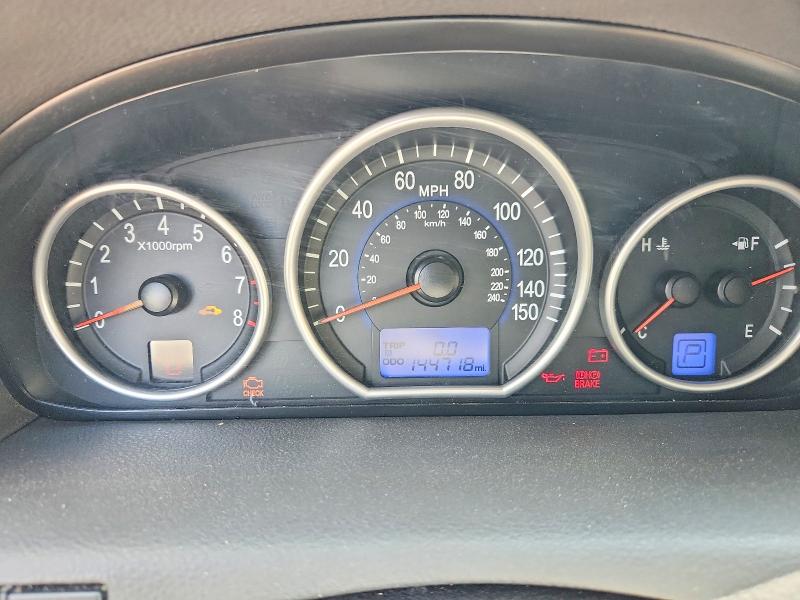 2012 Hyundai Veracruz VIN KM8NUDCC7CU198754 COPART salvage auction — MECHANICAL, Oh - Certificate Of Title, sold $800 on 2026-07-22 (photo 9)