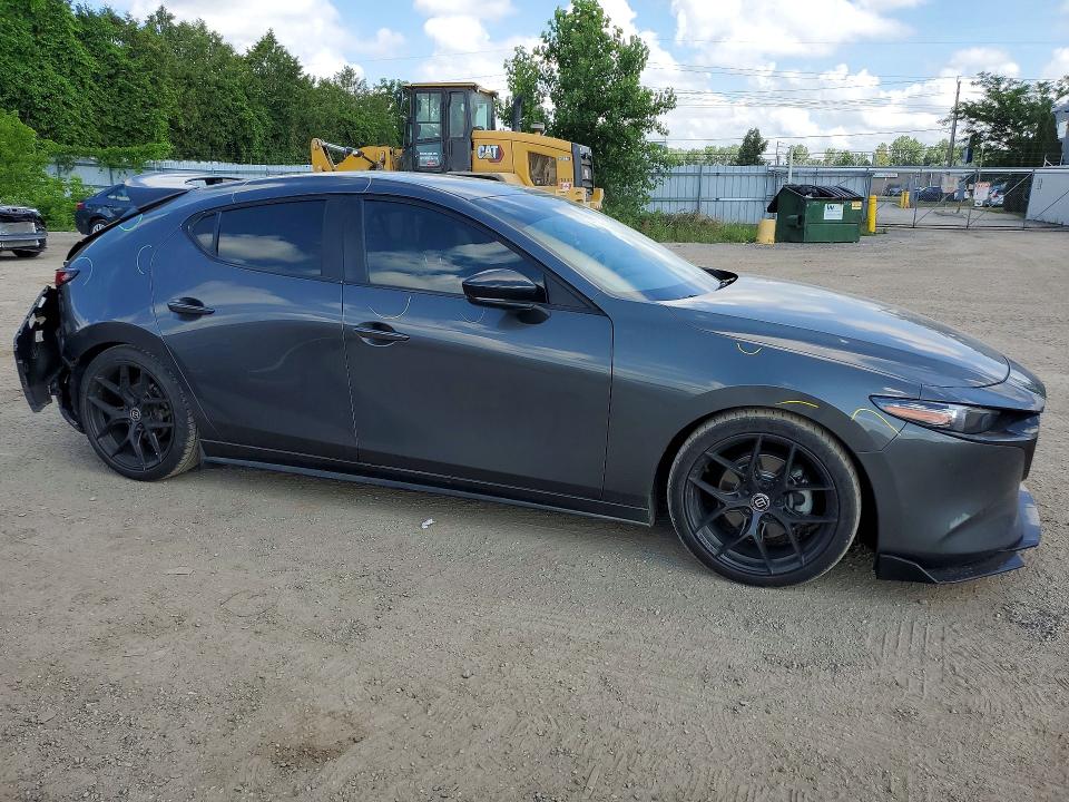 2021 Mazda 3 VIN JM1BPBMYXM1342233 COPART salvage auction — REAR END, On - Permit Salvage, sold $6,300 on 2026-07-23 (photo 4)