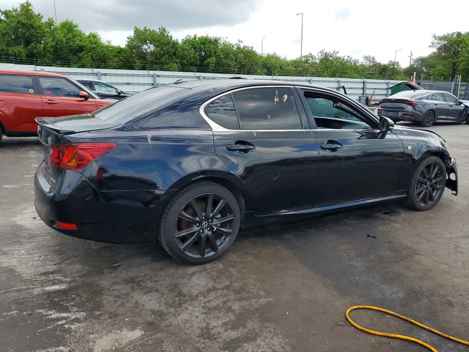 2014 Lexus Gs VIN JTHBE1BL7E5040267 COPART salvage auction — FRONT END, Fl - Cert Of Ttl-Rebuilt&Slvg Rbld, sold $475 on 2026-07-20 (photo 3)