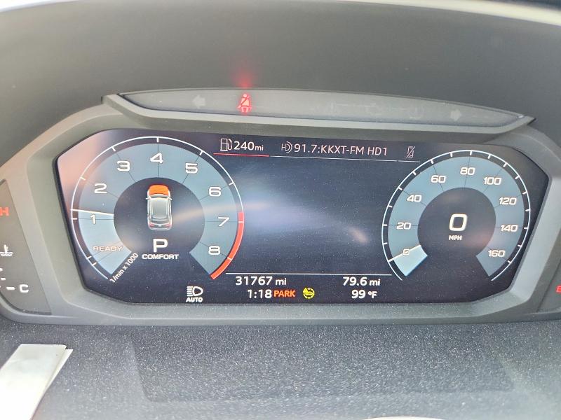 2023 Audi Q3 VIN WA1EECF33P1140763 COPART salvage auction — FRONT END, TX - SALVAGE VEHICLE TITLE, sold $5,000 on 2026-07-28 (photo 9)