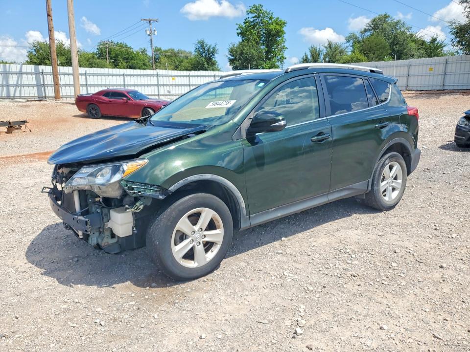 2013 Toyota Rav 4 VIN JTMRFREV0D5024970 COPART salvage auction — FRONT END, OK - CERT OF TITLE-REBUILT (P), sold $3,300 on 2026-07-28 (photo 1)