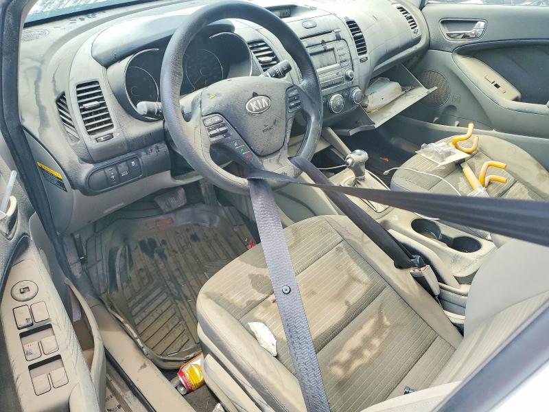 2015 Kia Forte VIN KNAFX4A62F5303046 COPART salvage auction — WATER/FLOOD, KY - CERT OF TITLE-SALVAGE WATER (P), sold $325 on 2026-07-31 (photo 8)