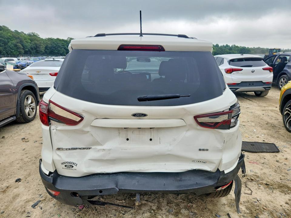 2018 Ford Ecosport VIN MAJ6P1CLXJC248876 COPART salvage auction — FRONT END, De - Salvage Certificate, sold $250 on 2026-07-28 (photo 6)