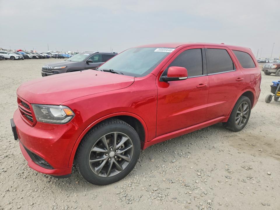 2018 Dodge Durango VIN 1C4RDJDG4JC282412 COPART salvage auction — HAIL, CO - CERTIFICATE OF TITLE (P), sold $3,350 on 2026-07-09 (photo 1)