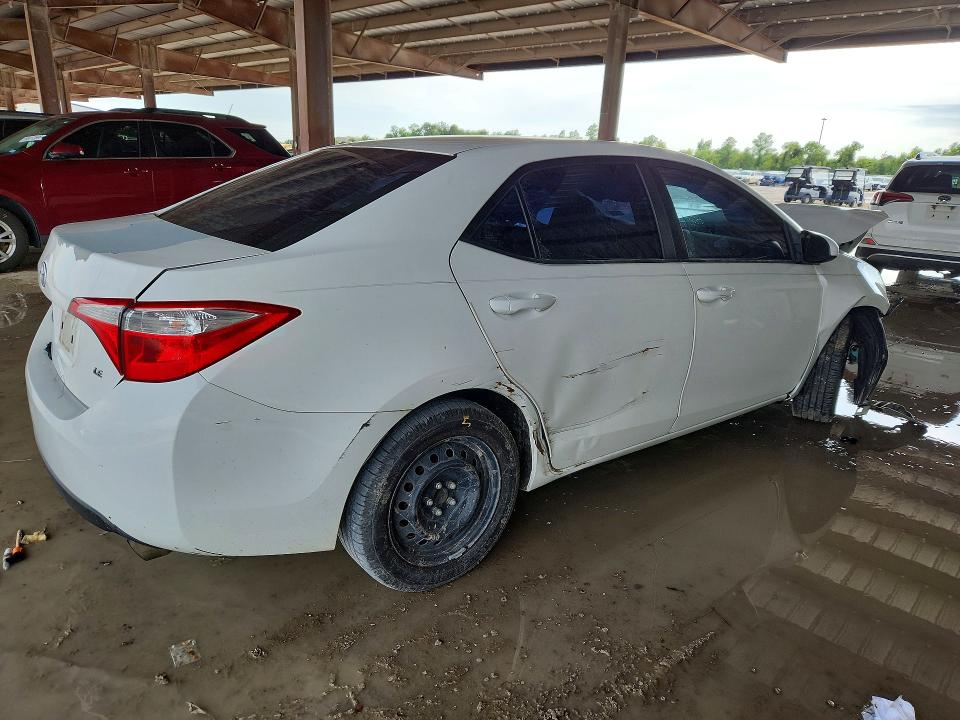 2016 Toyota Corolla VIN 5YFBURHE4GP419762 COPART salvage auction — FRONT END, TX - SALVAGE VEHICLE TITLE (P), sold $800 on 2026-07-17 (photo 3)