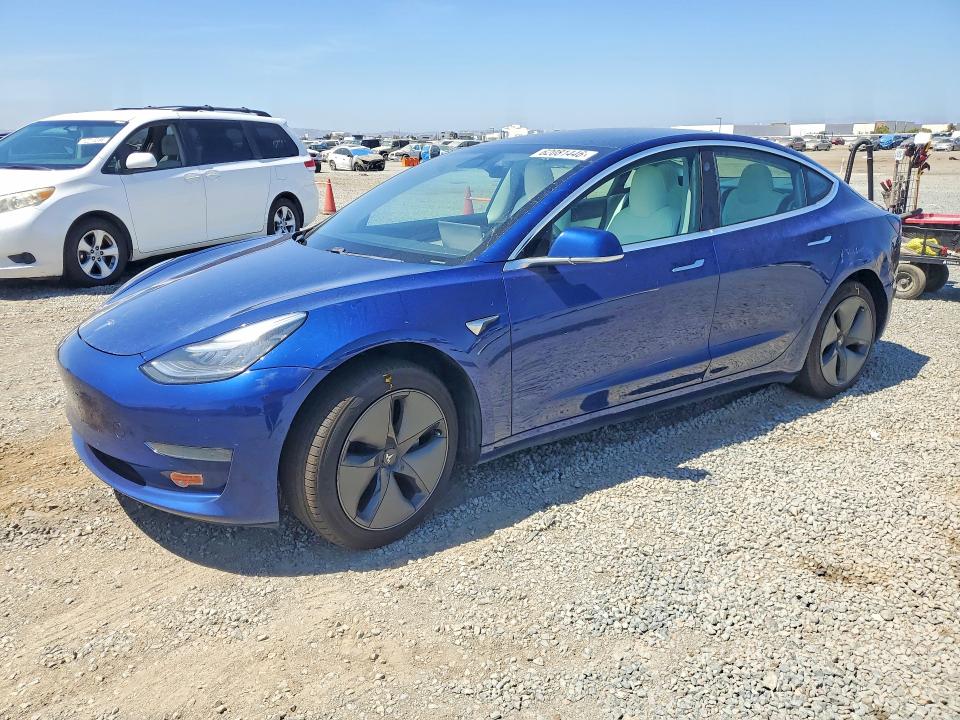 2020 Tesla Model 3 VIN 5YJ3E1EA4LF662398 — COPART salvage auction photo