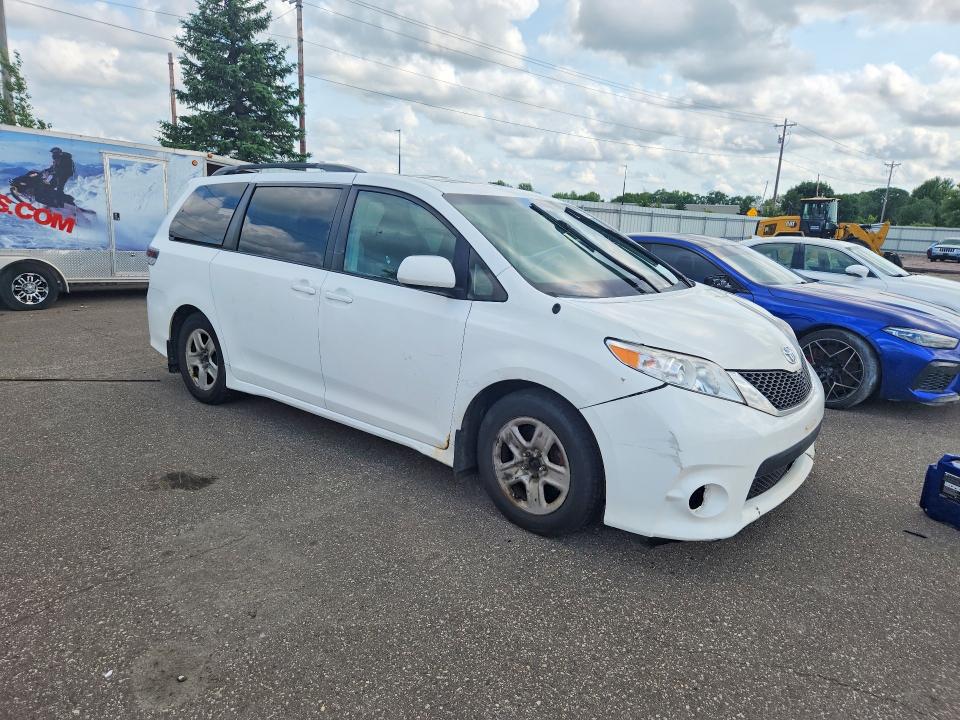 2011 Toyota Sienna VIN 5TDXK3DC0BS075490 COPART salvage auction — FRONT END, Mn - Cert Of Title-Prior Salvage, sold $1,600 on 2026-07-28 (photo 4)