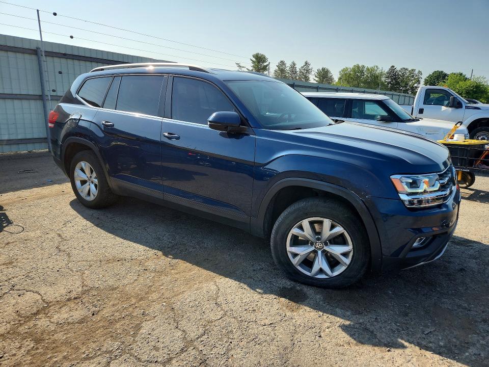 2018 Volkswagen Atlas VIN 1V2KR2CA0JC571422 COPART salvage auction — FRONT END, Pa - Certificate Of Salvage, sold $5,300 on 2026-07-31 (photo 4)