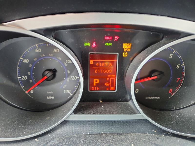 2009 Mitsubishi Outlander VIN JA4MT41X99Z013862 COPART salvage auction — MINOR DENT/SCRATCHES, Md - Cert Of Salvage > 75% Damage, sold $125 on 2026-07-30 (photo 9)