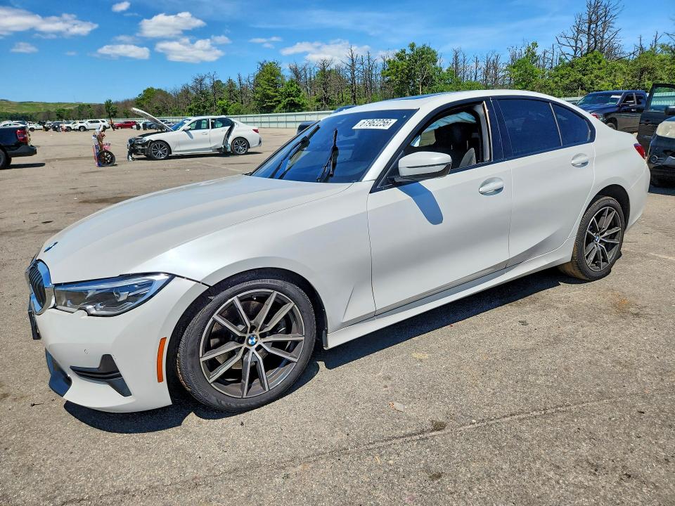 2022 BMW 3er VIN 3MW5R7J02N8C53222 COPART salvage auction — SIDE, NY - MV-907A SALVAGE CERTIFICATE, sold $10,000 on 2026-07-27 (photo 1)