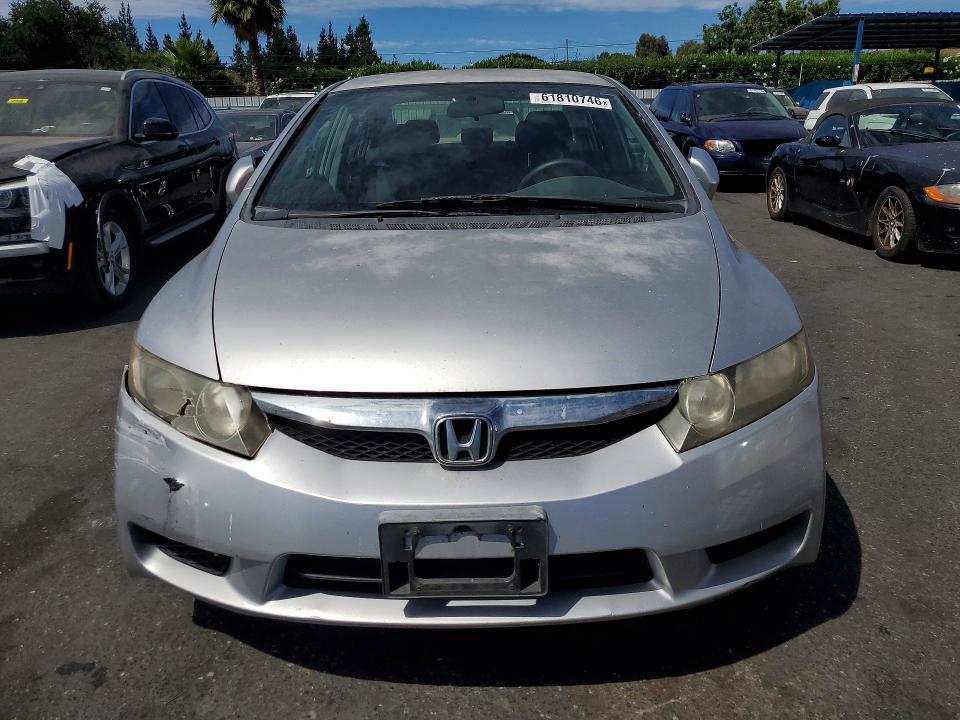 2009 Honda Civic hybrid VIN JHMFA362X9S006440 COPART salvage auction — FRONT END, CA - DIS/DLR/EXP ONLY CLEAN TITLE, sold $1,100 on 2026-07-23 (photo 5)