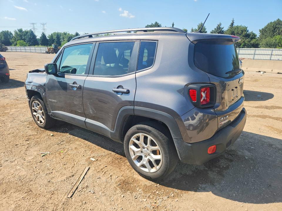 2017 Jeep Renegade VIN ZACCJBBB3HPG50788 COPART salvage auction — FRONT END, Il - Certificate Of Title, sold $475 on 2026-08-04 (photo 2)