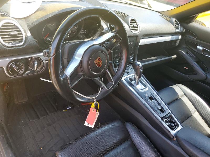 2018 Porsche Boxster VIN WP0CA2A89JS211116 COPART salvage auction — WATER/FLOOD, Nj - Cert Of Title-Salvage Flood, sold $26,700 on 2026-08-07 (photo 8)