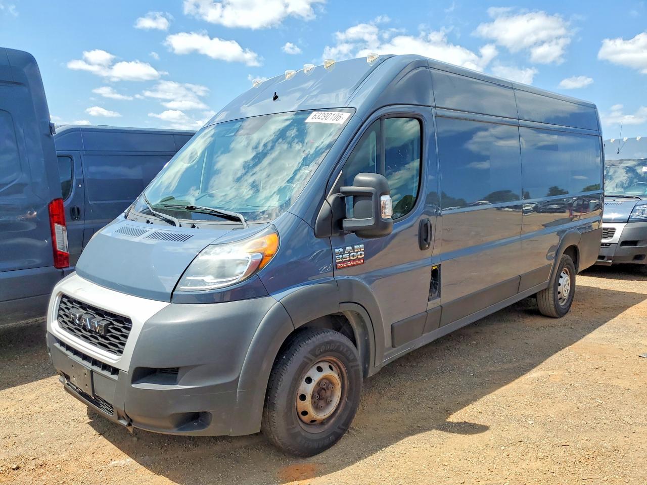 2021 Ram ProMaster 3500 VIN 3C6MRVJG1ME557178 — COPART salvage auction photo