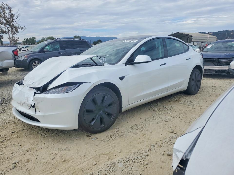 2025 Tesla Model 3 VIN 5YJ3E1EA9SF078951 — COPART salvage auction photo